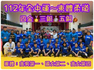 拿麼厲害~賀賀賀!!!本校參加「112年全國中等學校運動會」榮獲4金4銀5銅共37項前8名佳績~~~