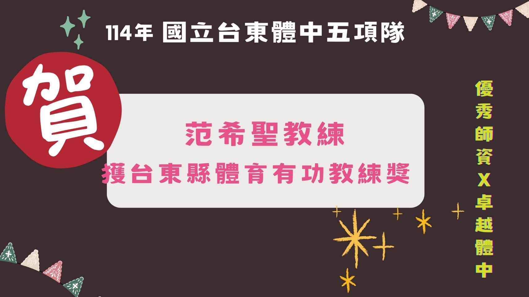 114年台中體中五項隊